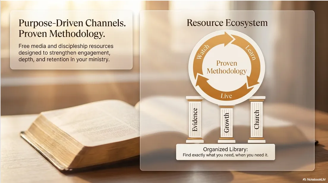 Totally free, high-quality media and discipleship resources for the local church.