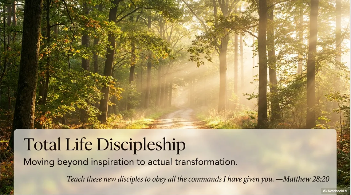 The Great Commission — making disciples who obey all that Jesus commanded.